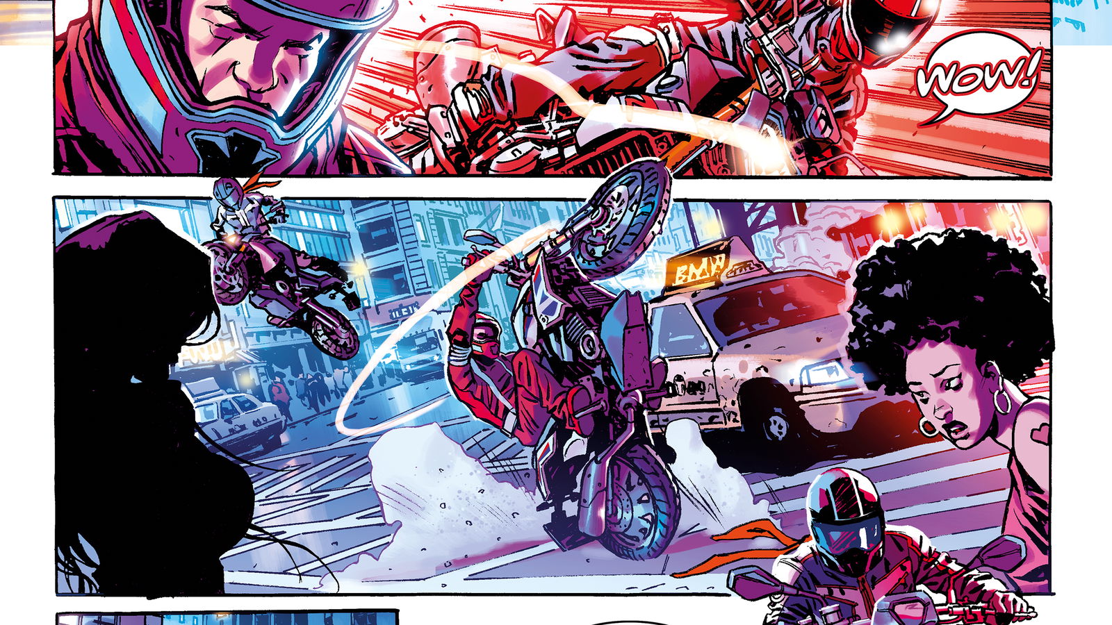 BMW puts its new G310 R in a comic